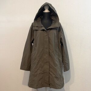 Athleta Everywhere Anorak Jacket in Olive Size Large